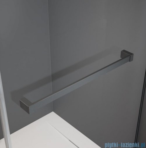 Radaway Nes Brushed GunMetal Ptj kabina pięciokątna 90x100cm prawa szczotkowany grafit 10052000-92-01R/10052800-92-01