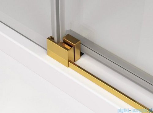 SanSwiss Cadura Gold Line drzwi przesuwne 100cm jednoskrzydłowe prawe z polem stałym CAS2D1001207