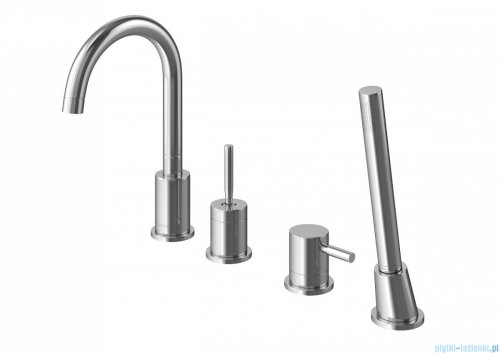Kohlman Maxima 4-otworowa bateria wannowa QB244M