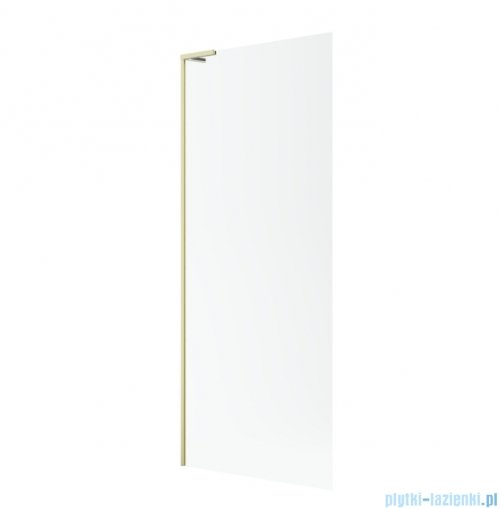 Radaway Modo SL II Brushed Light Gold kabina Walk-in 110x200 lewa szczotkowane jasne złoto szkło przejrzyste 10319114-98-01L