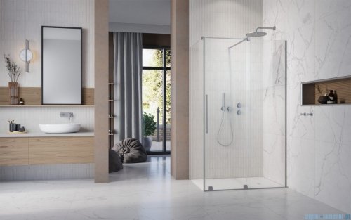 Radaway Furo Kdj Brushed Nickel kabina 130x120cm prawa szczotkowany nikiel 10104672-91-01R/10110630-01-01/10113120-01-01
