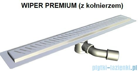 Wiper Odpływ liniowy Premium Sirocco 70cm z kołnierzem mat S700MPS100