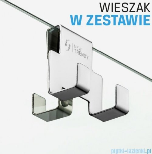 New Trendy New Modus Black kabina Walk-In 160x100x200 cm przejrzyste EXK-1300