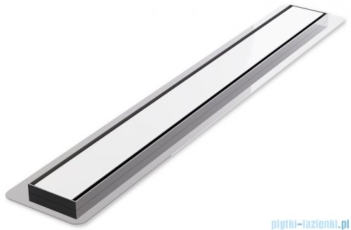 Wiper New Premium White Glass Odpływ liniowy z kołnierzem 50 cm syfon drop 50 poler 500.0382.01.050