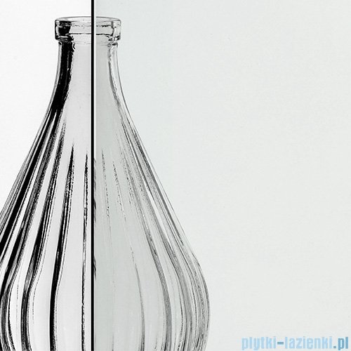 New Trendy Eventa Black Chrome kabina prysznicowa przyścienna 80x80x200 przejrzyste Lewa czarny połysk EXK-6248