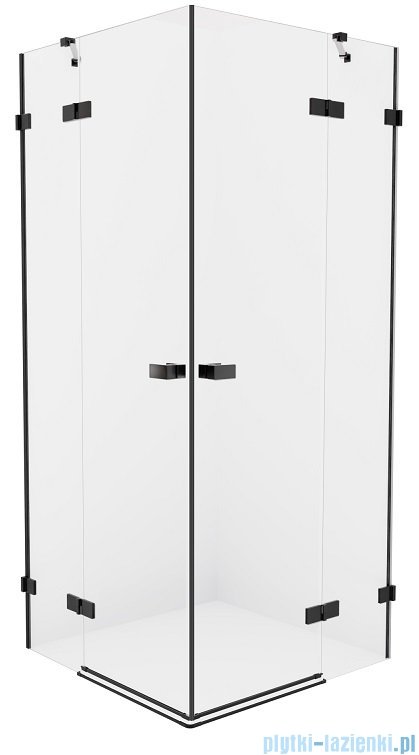 New Trendy Avexa Black kabina kwadratowa 100x100x200 cm przejrzyste EXK-1618