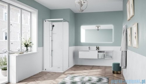 Novellini Glax 1 2.0 kabina standard 90x90 lewa srebrna G21GF99ST-1BB