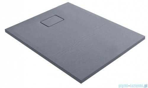 Oltens Bergytan brodzik prostokątny 120x90 cm RockSurface szary beton 15104700