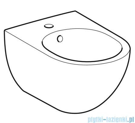 Geberit Acanto bidet wiszący biały 500.601.01.2