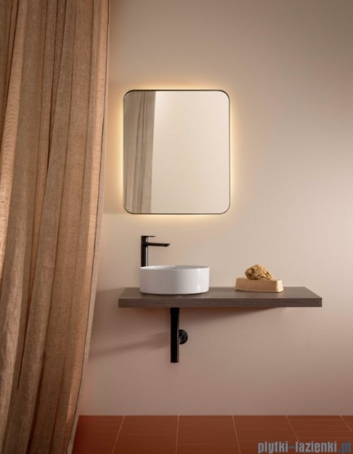 Roca Luna lustro łazienkowe w ramie z oświetleniem obwodowym LED 80x70cm A812422000