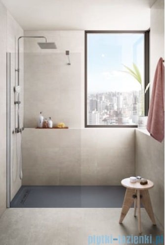 Roca Aquos 100x90cm brodzik prostokątny kompozytowy szary łupek AP6013E838401200