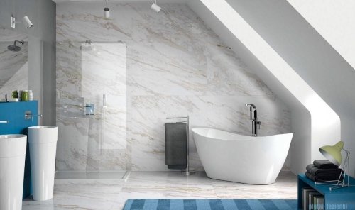 Besco Uniqa Glam Grafit umywalka wolnostojąca 32x46x84cm #UMD-U-WGG