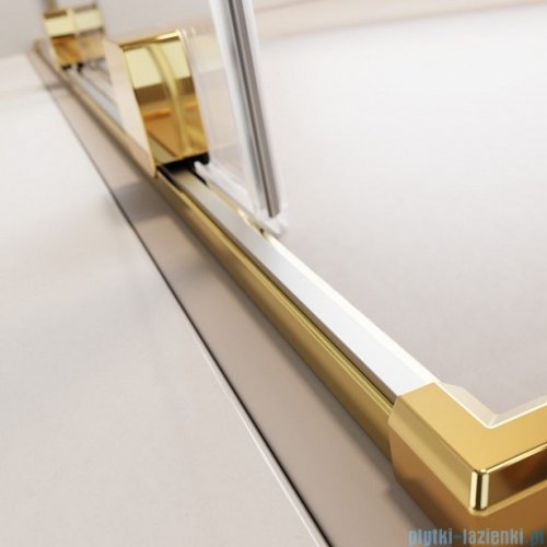 Radaway Furo Gold DWD drzwi prysznicowe 140cm szkło przejrzyste 10108388-09-01/10111342-01-01