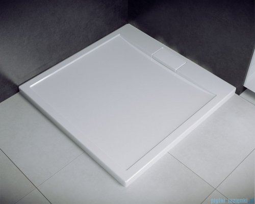 Besco Axim ultraslim 90x90cm brodzik kwadratowy biały