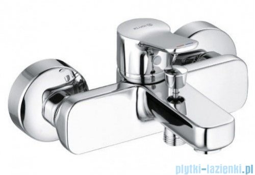 Kludi Pure&amp;Easy jednouchwytowa bateria wannowo-natryskowa 376810565
