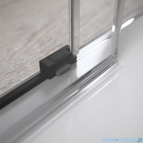 Radaway Idea Black Kdd kabina 120x70cm czarny mat/szkło przejrzyste 387064-54-01L/387065-54-01R