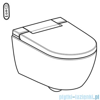 Geberit urządzenie WC z funkcją higieny intymnej AquaClean Alba, wisząca miska WC biała 146350011