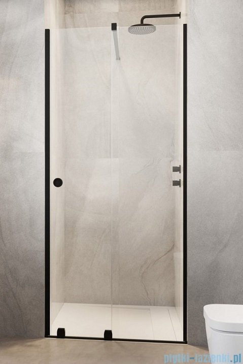 Radaway Furo Black DWJ RH drzwi prysznicowe 90cm prawe szkło przejrzyste 10107442-54-01RU/10110460-01-01