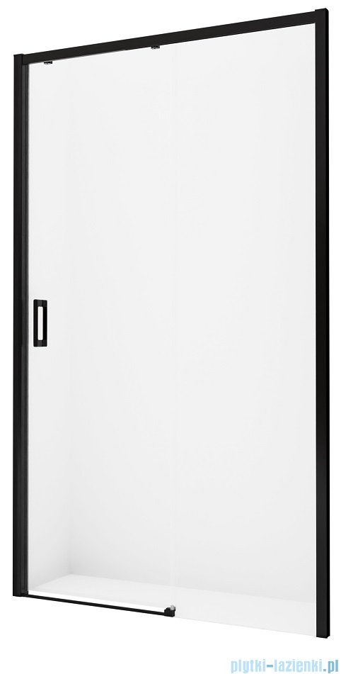 New Trendy Prime Black drzwi wnękowe pojedyncze 100x200 cm prawa przejrzyste D-0317A