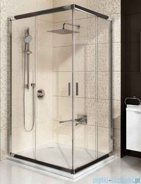 Ravak Blix BLRV2K drzwi prysznicowe 1/2 120cm aluminium transparent Anticalc 1XVG0C00Z1