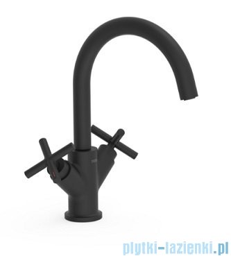 Tres MONTBLANC Bateria umywalkowa czarny mat 28320301NM