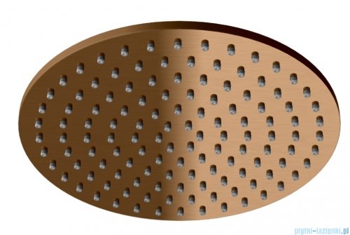 Kohlman Axel Brushed Copper deszczownica okrągła 30 cm miedź szczotkowana R30EBC