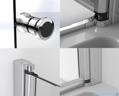 Radaway Eos KDD B kabina prysznicowa 100x80 przejrzyste 137333-01-01R