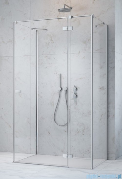 Radaway Fuenta Kdj+S kabina 100x80x100cm prawa chrom połysk szkło przejrzyste 1384052-01-01/1384021-01-01R/1384052-01-01