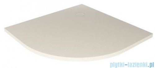 New Trendy Nex Shade brodzik konglomeratowy półokrągły 90x90x3,5 cm beżowy B-0482