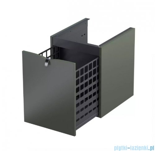 Oristo Siena szafka niska z koszem 40x50x45cm oliwkowy mat OR45-SN1S-40-17