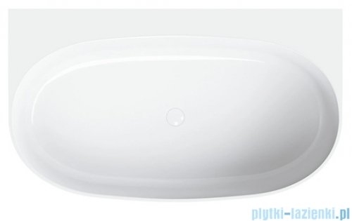 Omnires Valencia M+ wanna przyścienna 148x86 cm biały połysk VALENCIA148WPBP