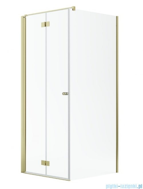 Radaway Nes Gold Kdj B kabina 90x70cm lewa złoty połysk 10025090-09-01L/10039070-01-01