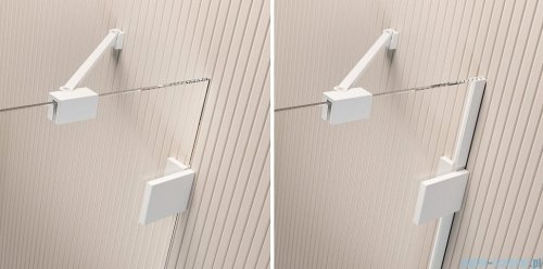 Radaway Essenza Pro White 110x200 kabina Walk-in 10103110-04-01 BIAŁY BIAŁE