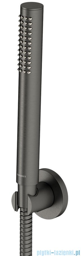 Omnires Y bateria wannowa z zestawem prysznicowym grafit Y1231GR