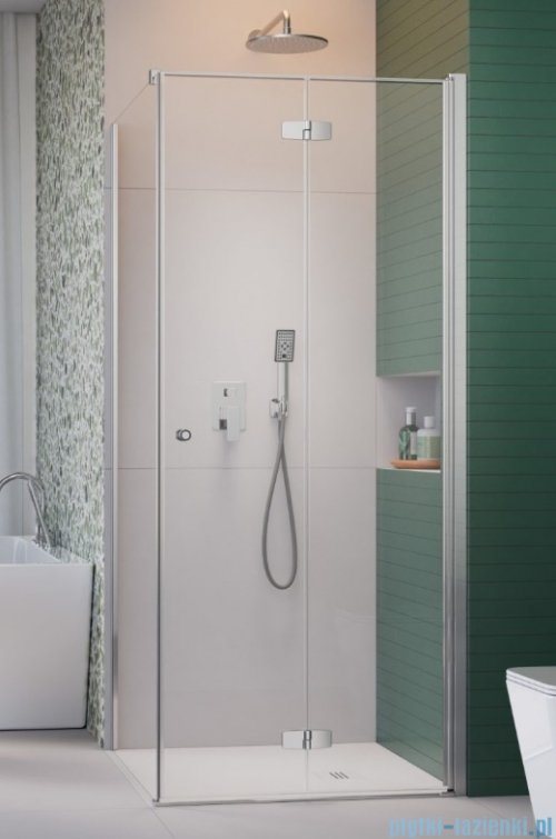 Radaway Fuenta Kdj B kabina 80x100cm prawa chrom połysk szkło przejrzyste 1384081-01-01R/1384052-01-01
