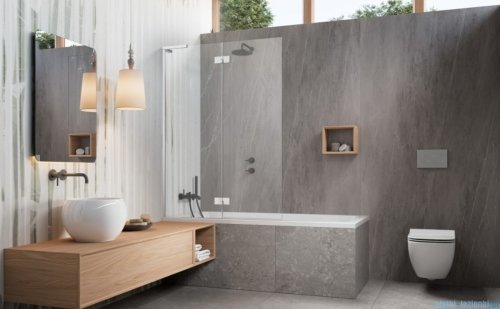 Radaway Essenza 8 SL PND II parawan nawannowy 100cm lewy chrom połysk/przejrzyste 10500100-01-01L