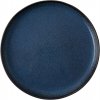 Sapphire - talerz śniadaniowy 21,5 cm niebieski
