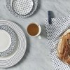 Laura Ashley BLUEPRINT - talerz śniadaniowy 20 cm - CANDY STRIPE