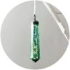 Bombka szklana Belldeco - kryształ zielony 9 cm