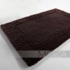 Brązowy dywanik łazienkowy Moca Design - bawełniany