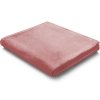 Koc Biederlack 100% bawełna - Pure Cotton - różowy pastelowy