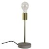 Lampa stołowa z betonu - Bello - złota