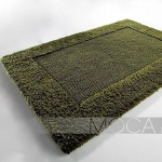 Dywanik łazienkowy Moca Design - Frame - zielony