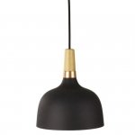 Lampa sufitowa - ACKY - czarna 22 cm
