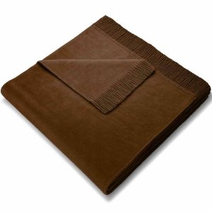 Narzuta na fotele i kanapy - MOCA DESIGN - brązowa