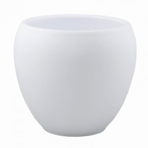 Donica ceramiczna Baroness M - biały mat H15/Ø16 cm