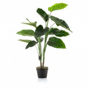 Roślina sztuczna w doniczce - liście strelicji Aluro