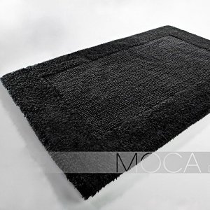 Dywanik łazienkowy Moca Design - Frame - czarny
