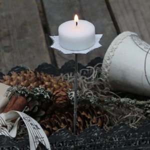 Świecznik na patyku Chic Antique - do wianka adwentowego