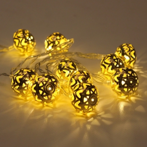 Lampki dekoracyjne LED z timerem - ORIENT 2 - złote